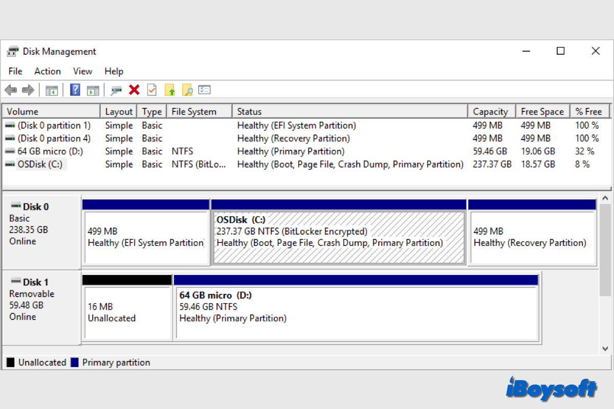 disk management not loading working